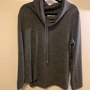 Plus size Chicos Gray Cowl Neck Sweater🖤